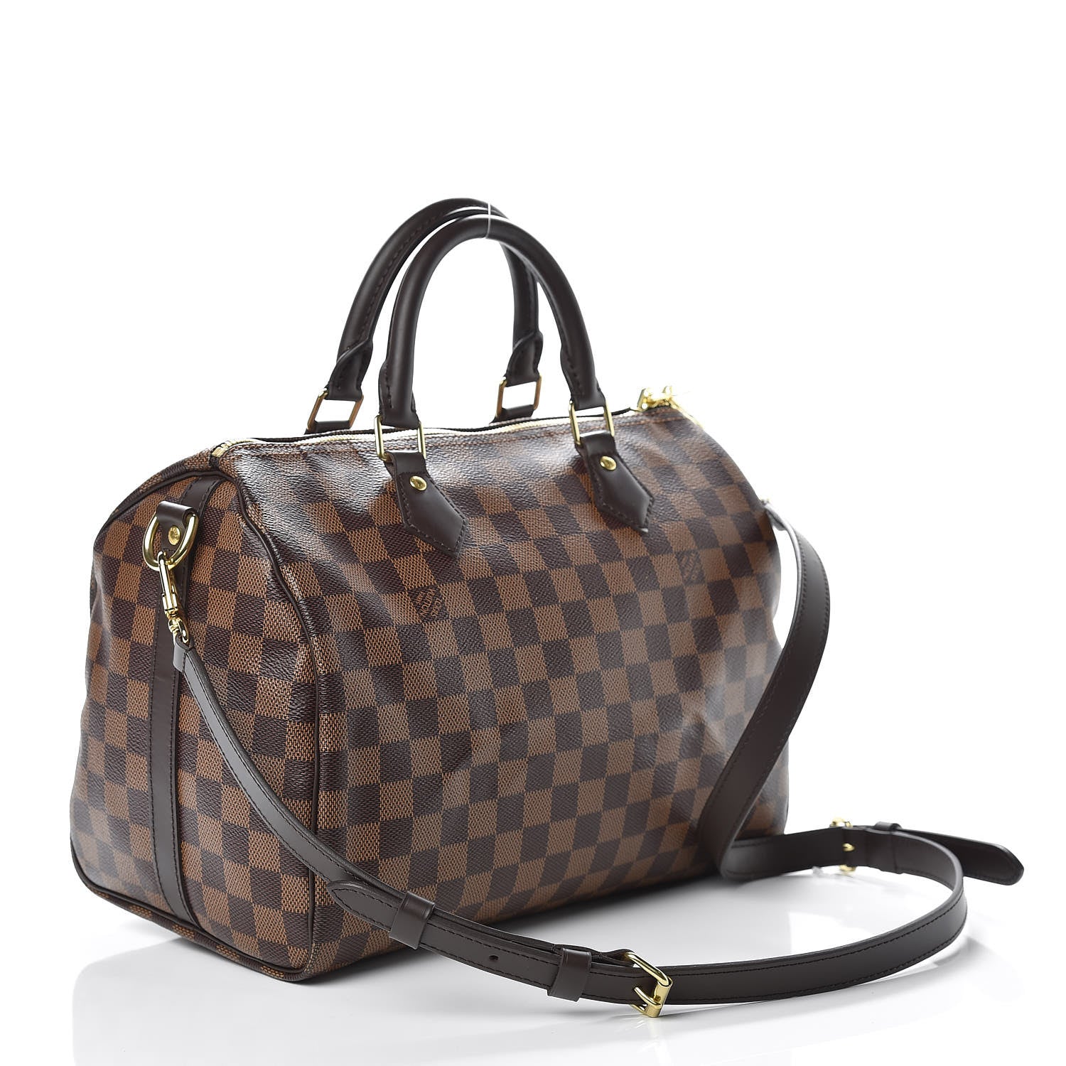 Louis Vuitton Damier Ebene Speedy Bandouliere 30 3 of 12