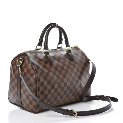 Louis Vuitton Damier Ebene Speedy Bandouliere 30 3 of 12