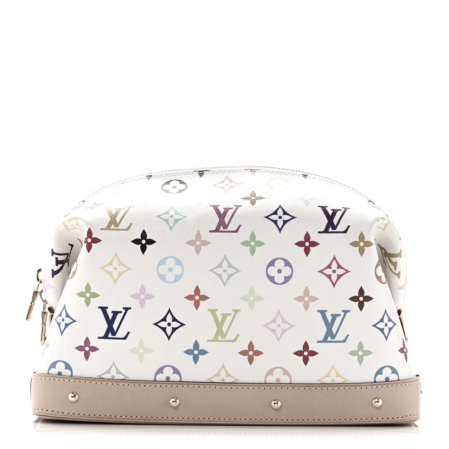 LV x TM Monogram Multicolor Cosmetic Pouch GM White