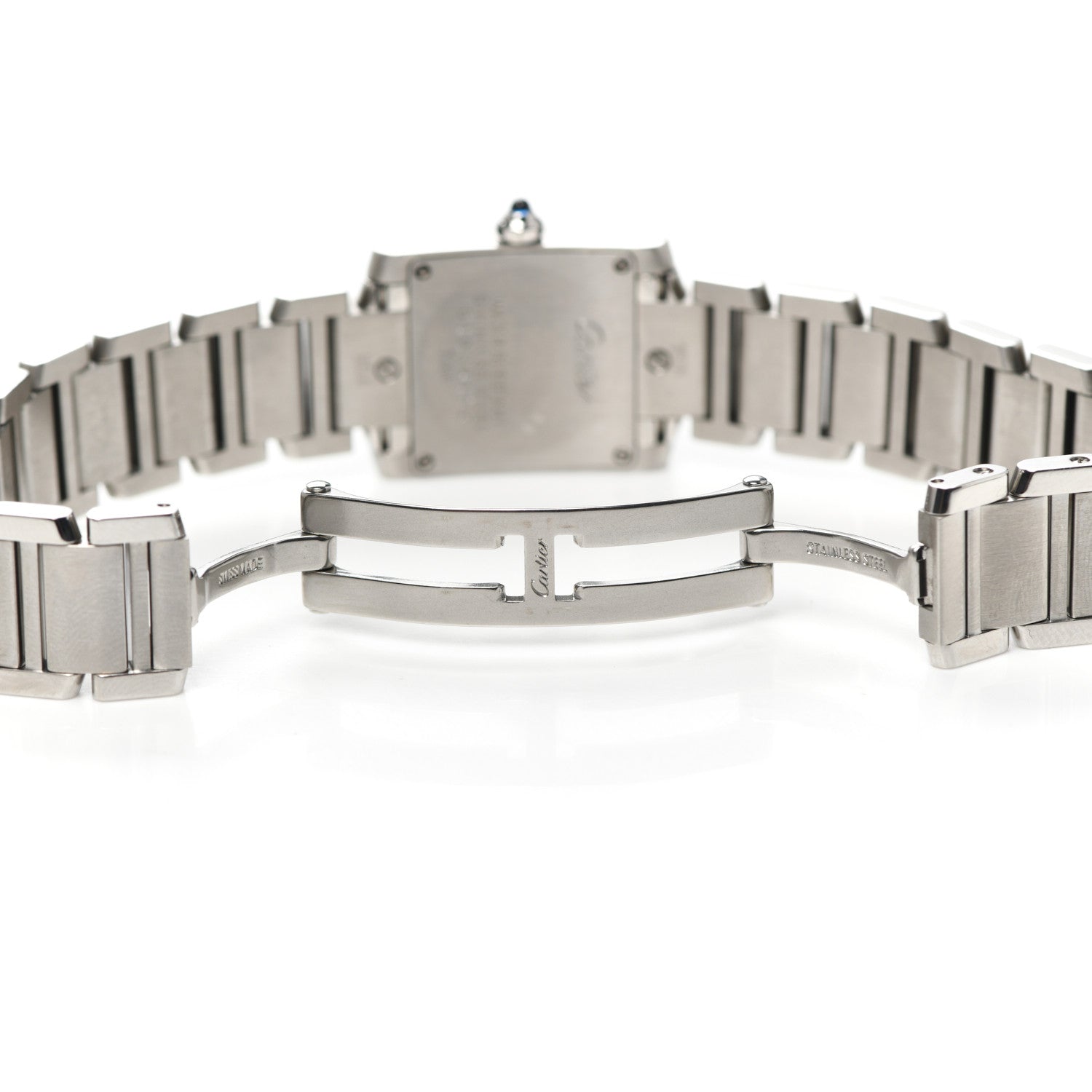 Cartier Stainless Steel 20mm Tank Francaise Quartz Watch 5 of 5