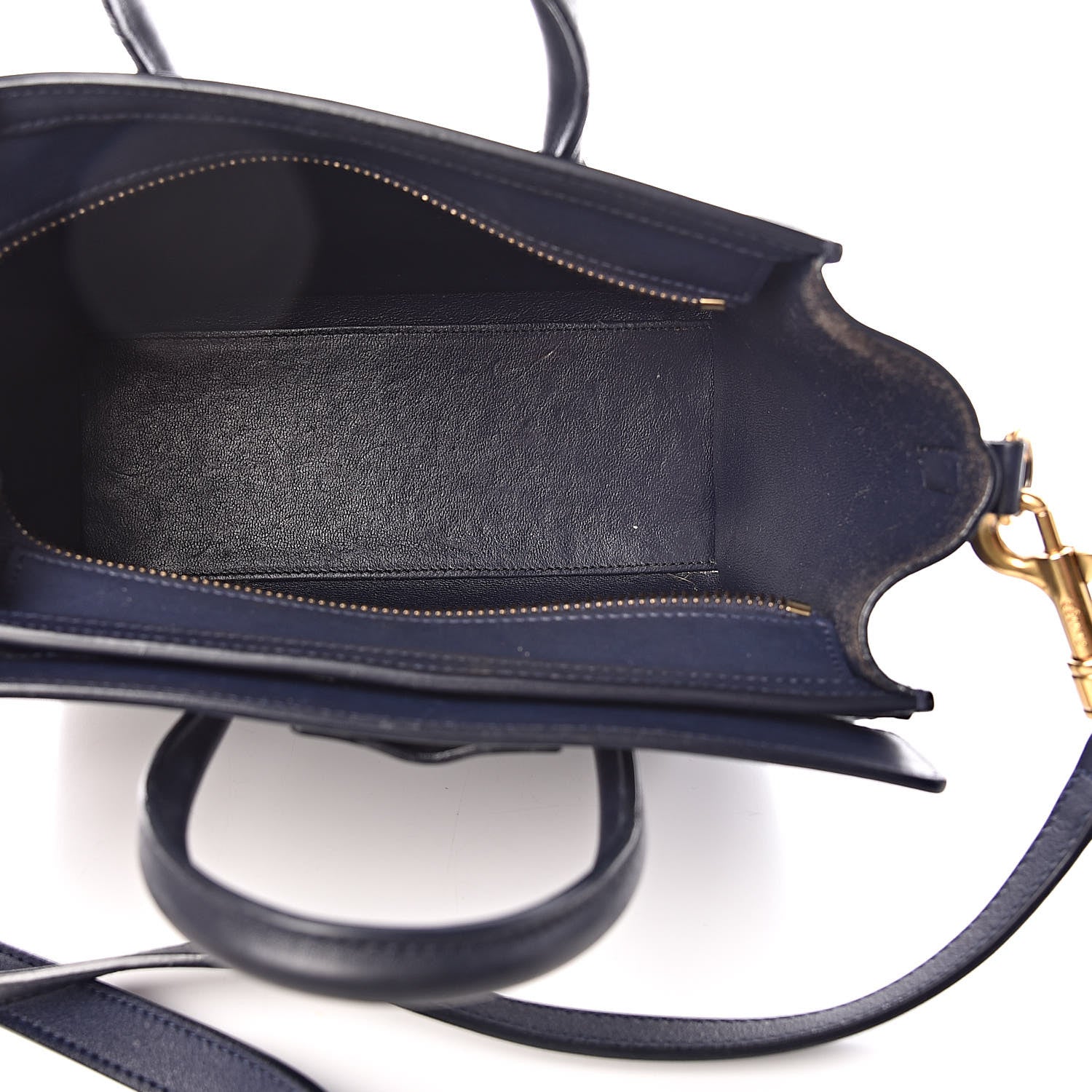 Celine Smooth Calfskin Nano Luggage Ink 5 of 15