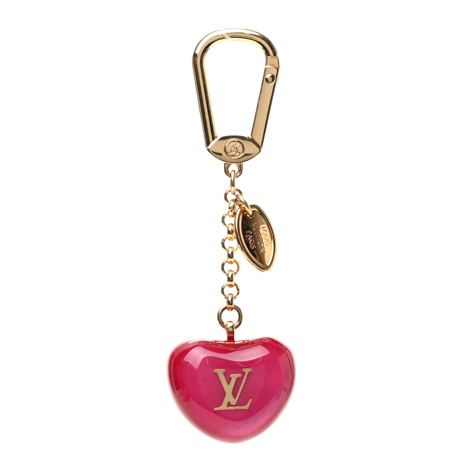Louis Vuitton Pomme Bag Charm Key Holder Pomme D'Amour 2 of 3