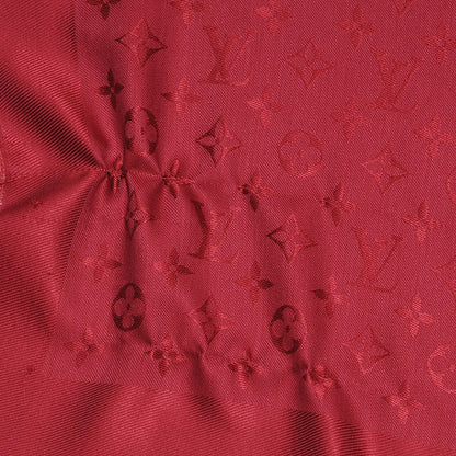 Louis Vuitton Silk Wool Monogram Shawl Pomme D'Amour 3 of 6