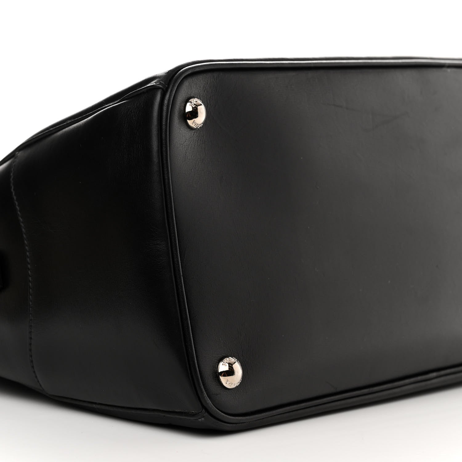 Prada Vitello Bowler Black 9 of 10