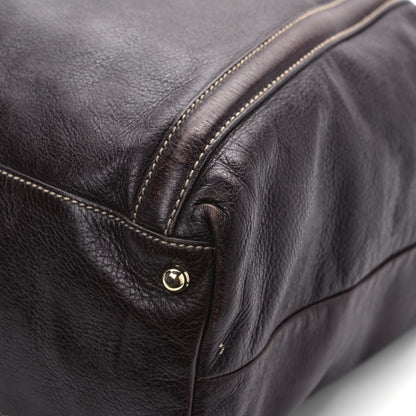 Gucci Calfskin Large Interlocking G Shoulder Bag Brown 10 of 13