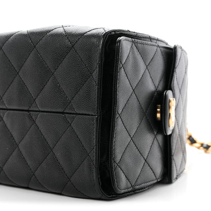 Chanel Caviar Quilted Small Chanel 25 Handbag Black 10 of 11