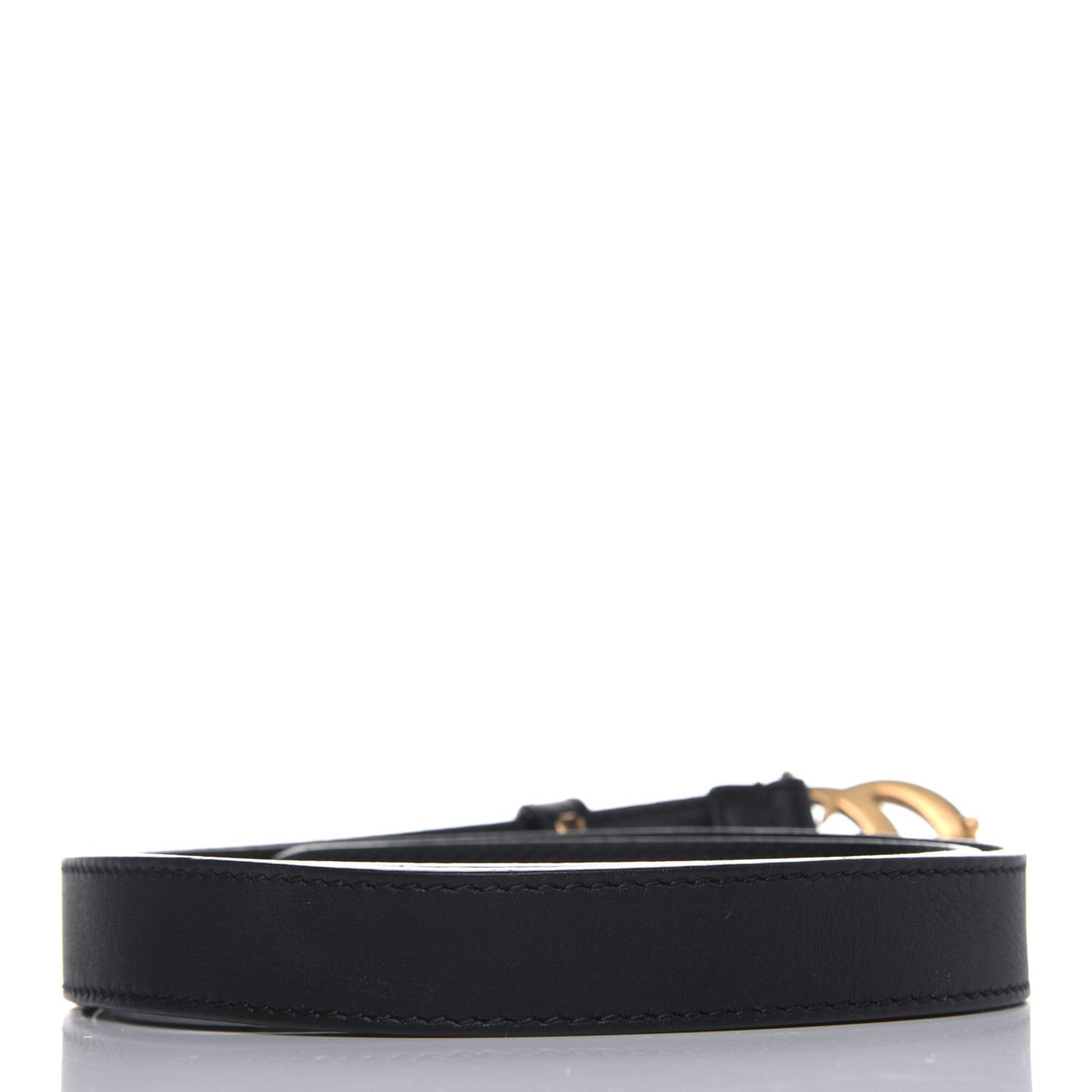 Calfskin Double G 20mm Belt 75 30 Black