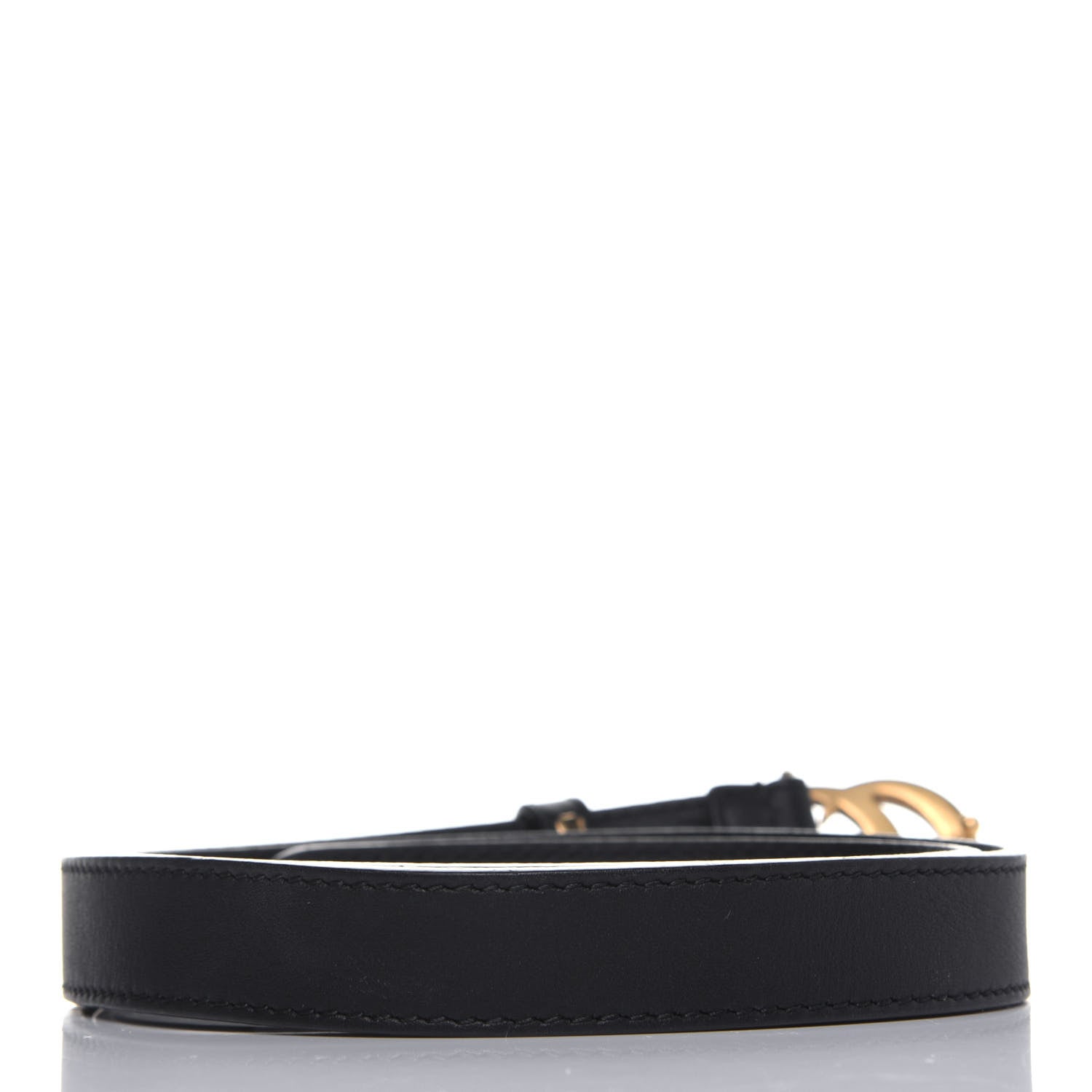 Gucci Calfskin Double G 20mm Belt 75 30 Black 2 of 8