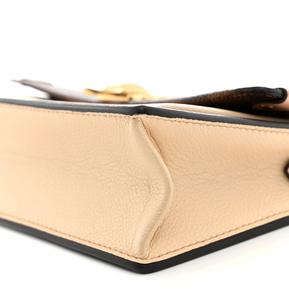 Damier Ebene Vavin Chain Wallet Creme
