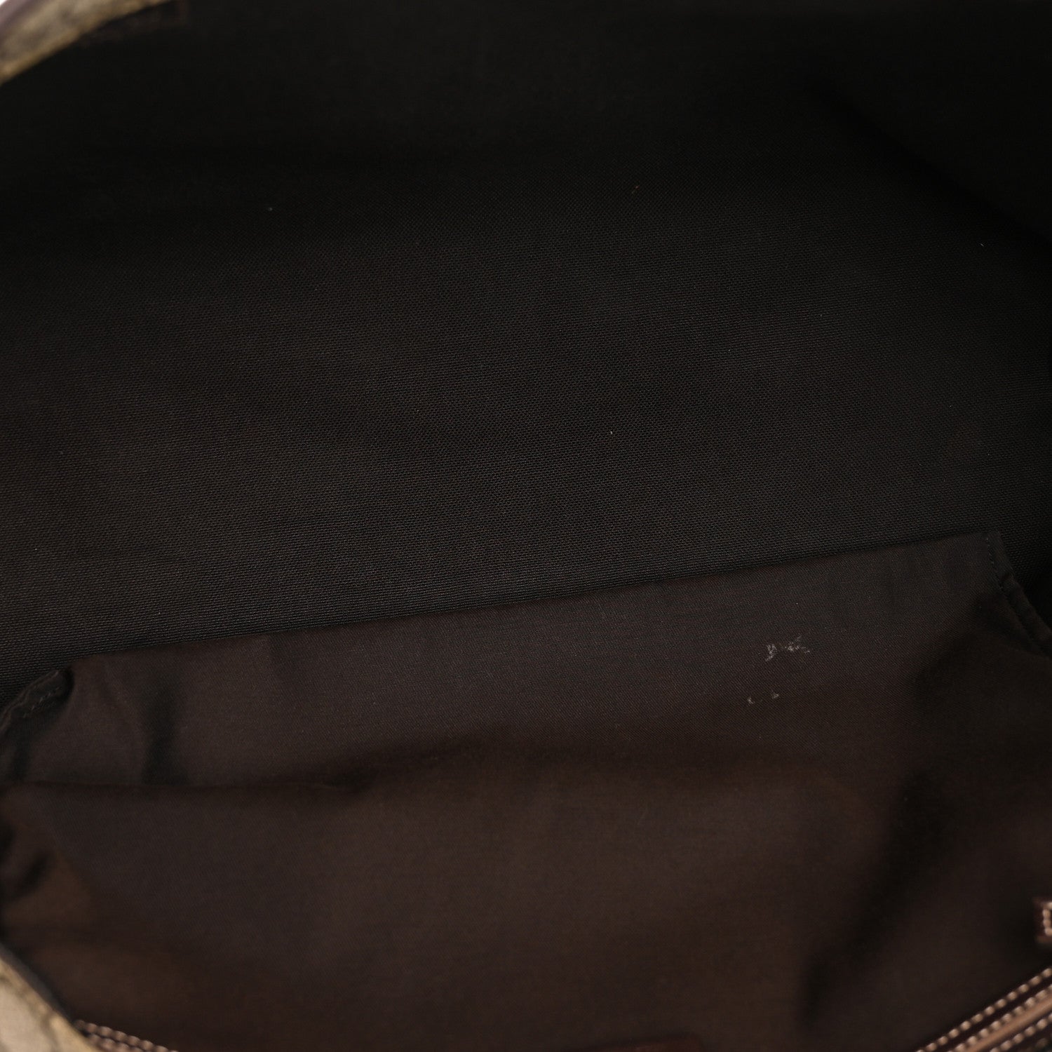 Gucci GG Supreme Monogram Medium Zippered Shopping Tote Dark Brown 5 of 14