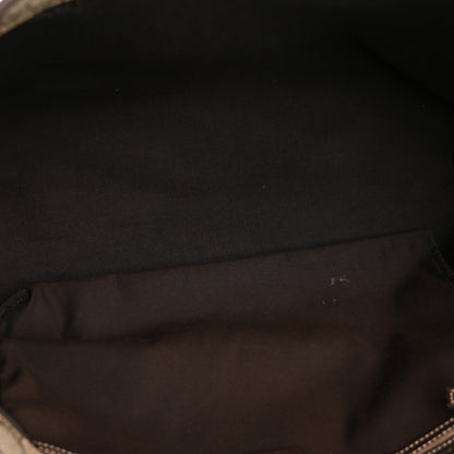 Gucci GG Supreme Monogram Medium Zippered Shopping Tote Dark Brown 5 of 14