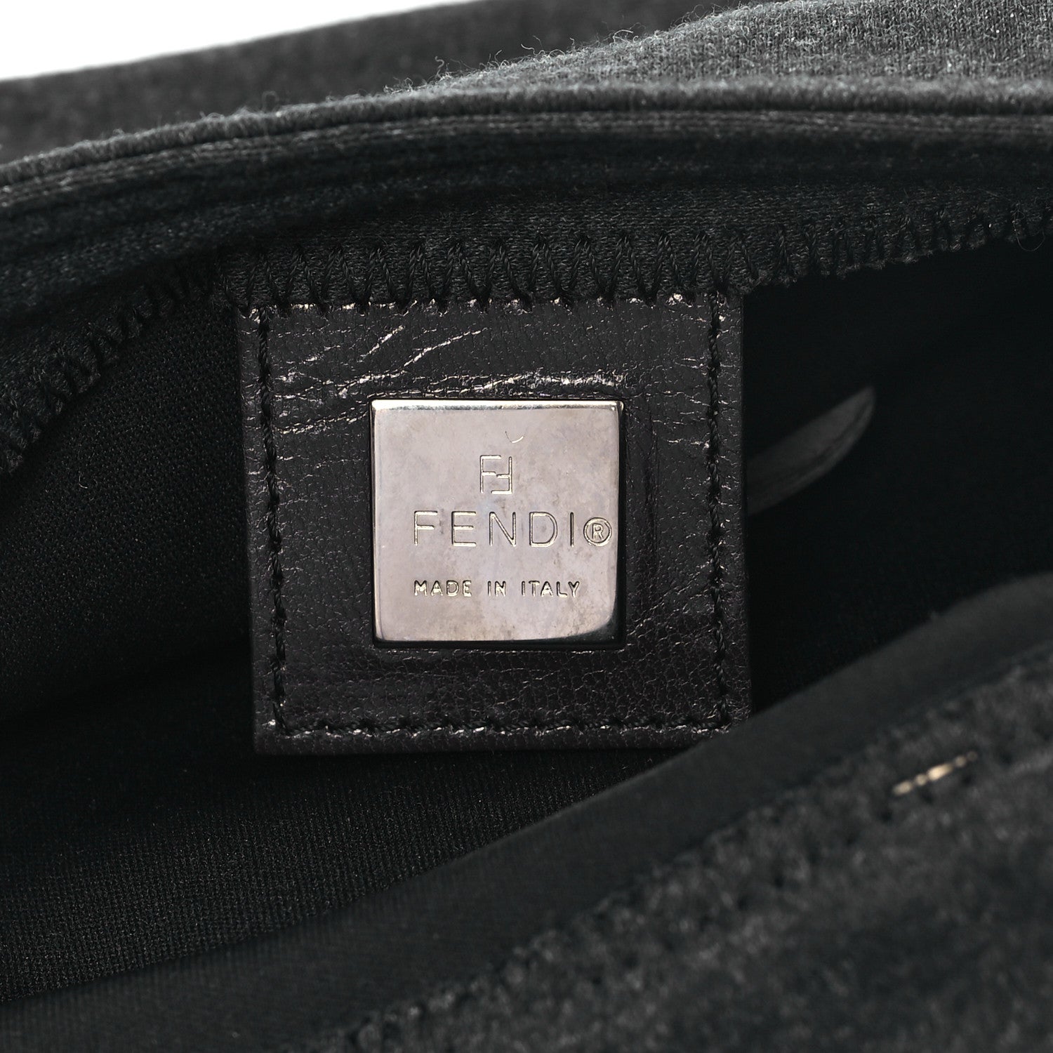 Fendi Jersey Baguette Grey 6 of 10