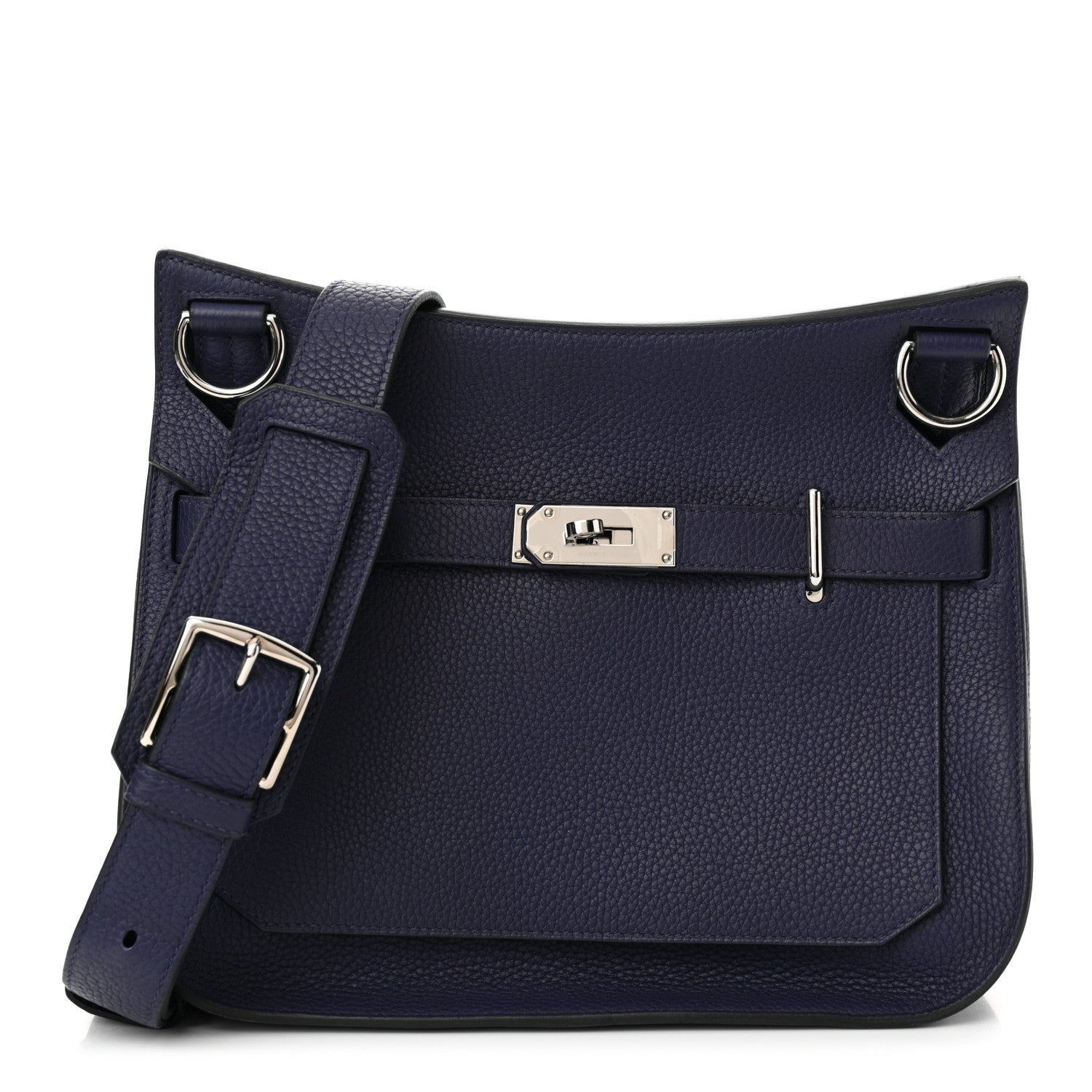 Hermes Taurillon Clemence Jypsiere 31 Bleu Encre 1 of 13