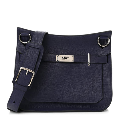 Hermes Taurillon Clemence Jypsiere 31 Bleu Encre 1 of 13