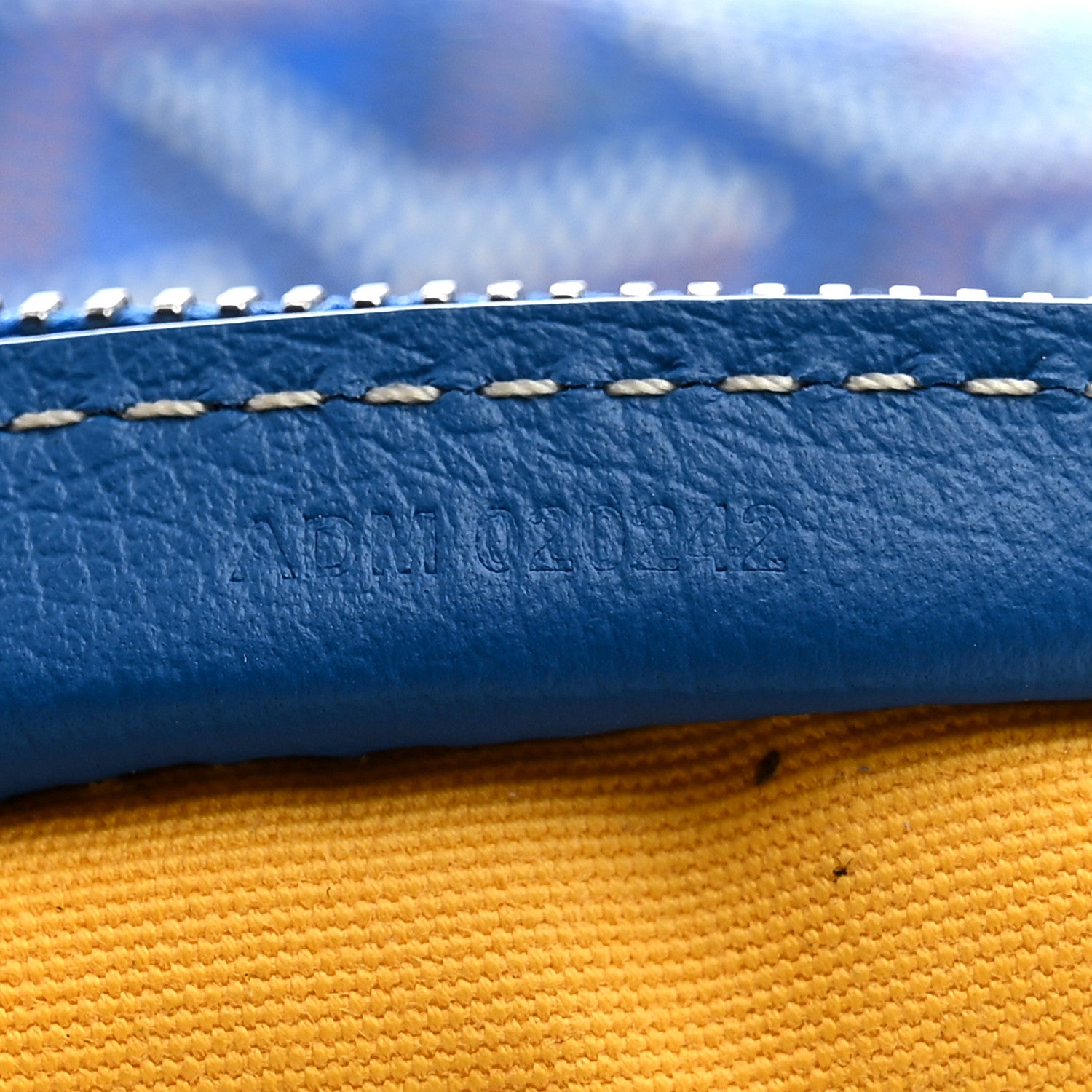 Goyard Goyardine Jouvence Toiletry Pouch Sky Blue 6 of 14