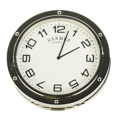 Hermes Stainless Steel 48mm Clipper Travel Clock 3 of 9