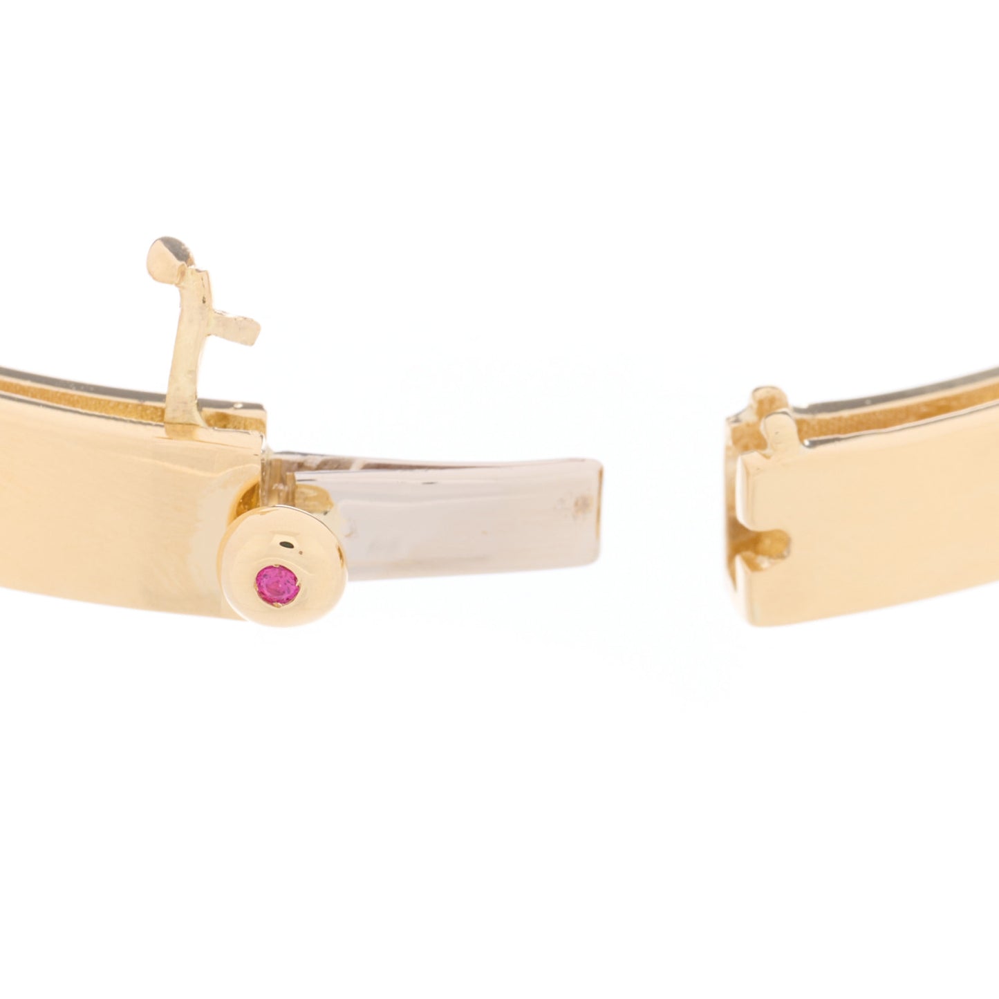18K Yellow Gold Narrow Love in Verona Bangle Bracelet