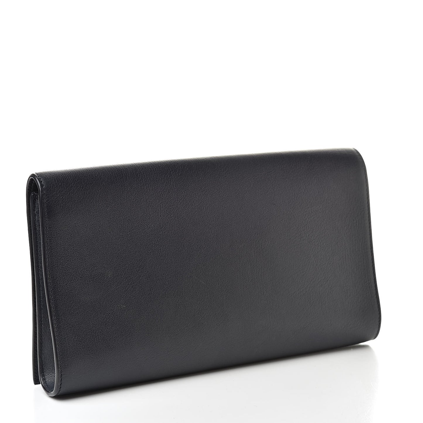 Calfskin Monogram Large Belle De Jour Clutch Navy