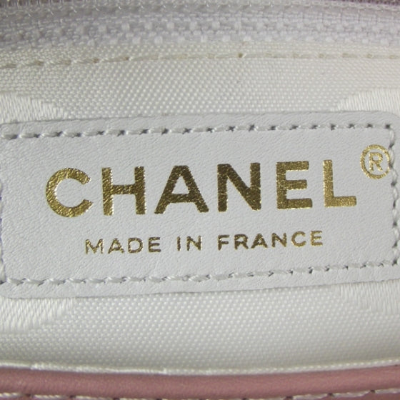 Chanel Leather Quilted Flap Handbag Pink 10 of 12