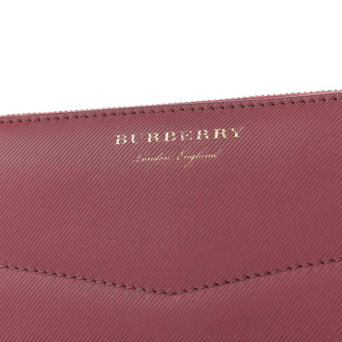 Trench Calfskin Zip Around Wallet Blossom Pink