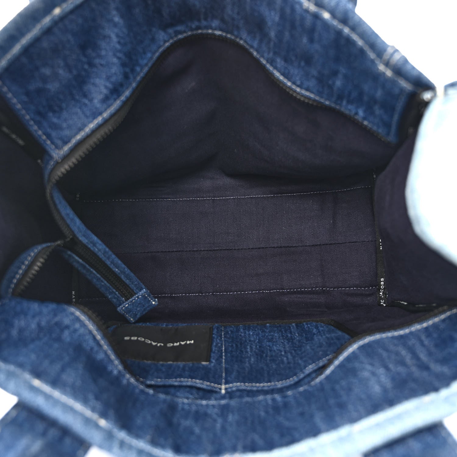 Marc Jacobs Denim Canvas Large The Tote Bag Blue 5 of 13