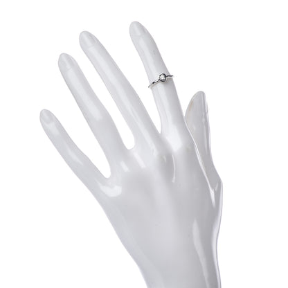 Cartier 18K White Gold Diamond D'Amour Heart Ring 46 3.75 2 of 6