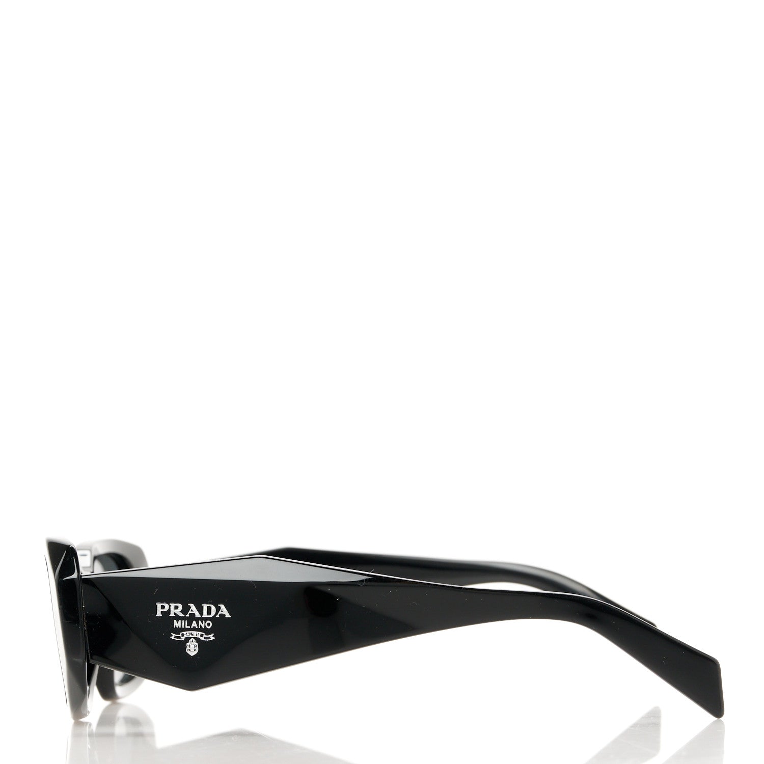 Prada Acetate Symbole Sunglasses SPR 17W Black 3 of 8