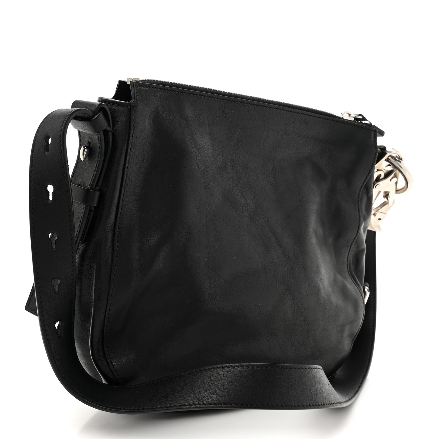 Calfskin Small Knight Bag Black