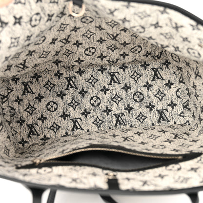 Louis Vuitton Denim Monogram Jacquard Neverfull MM Grey 5 of 9