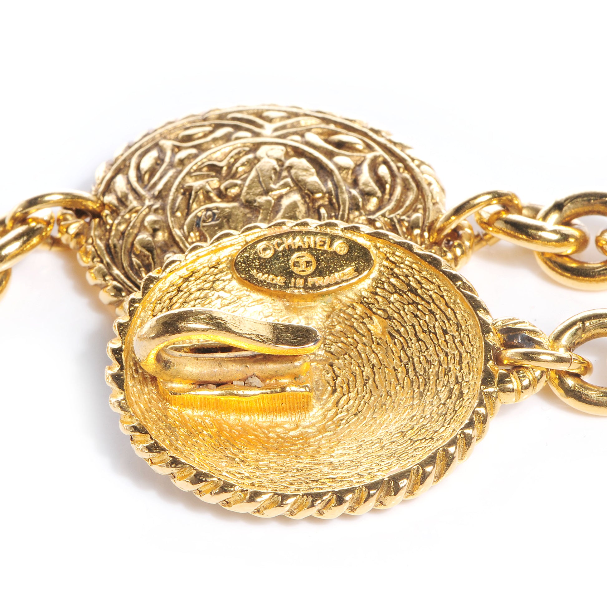 Chanel Chain Medallion Belt Gold 6 of 6