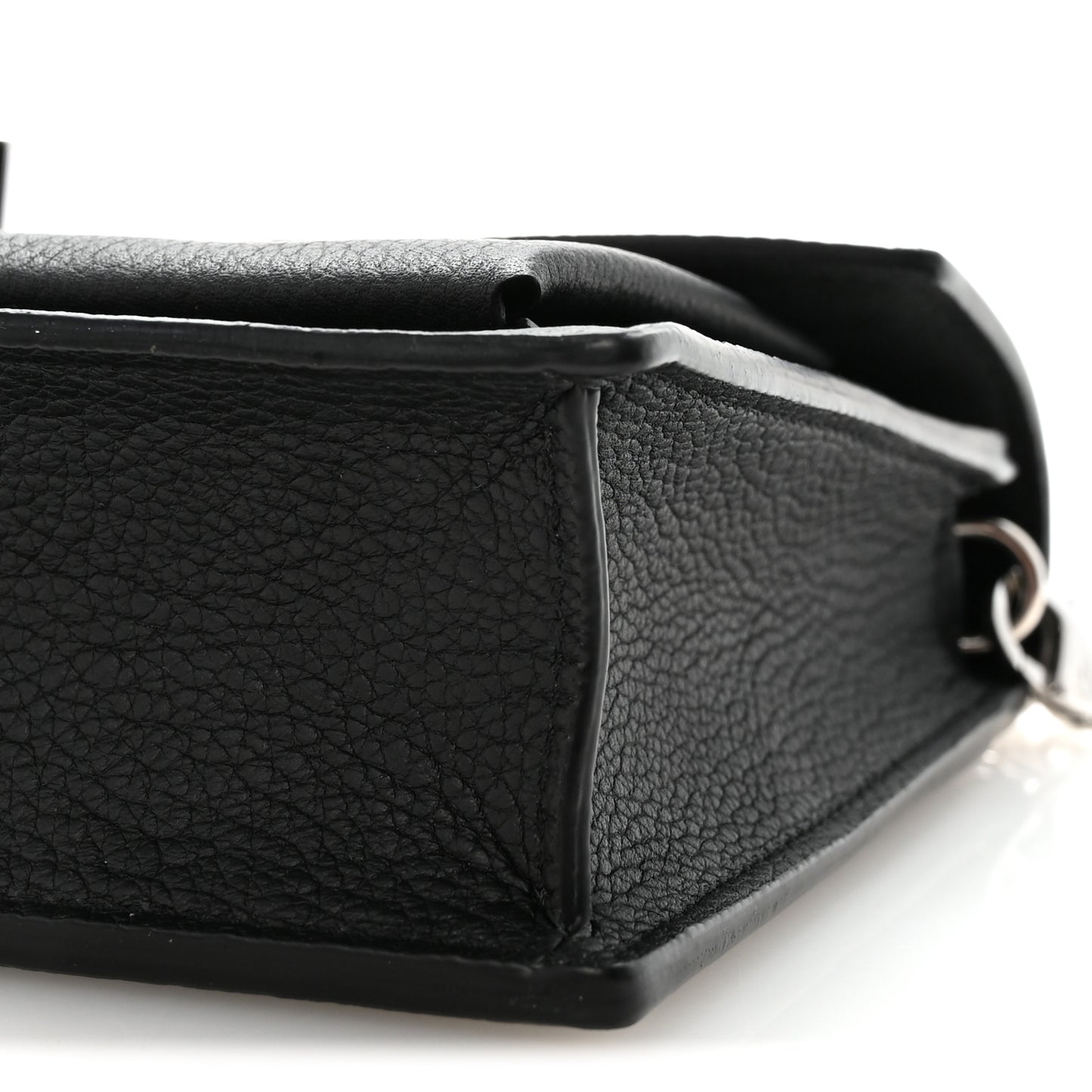 Soft Calfskin My Lockme Chain Pochette Black