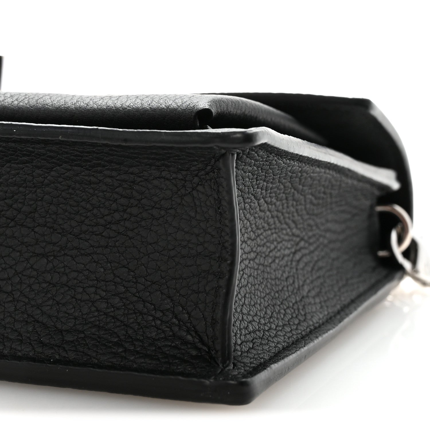 Louis Vuitton Soft Calfskin My Lockme Chain Pochette Black 9 of 9