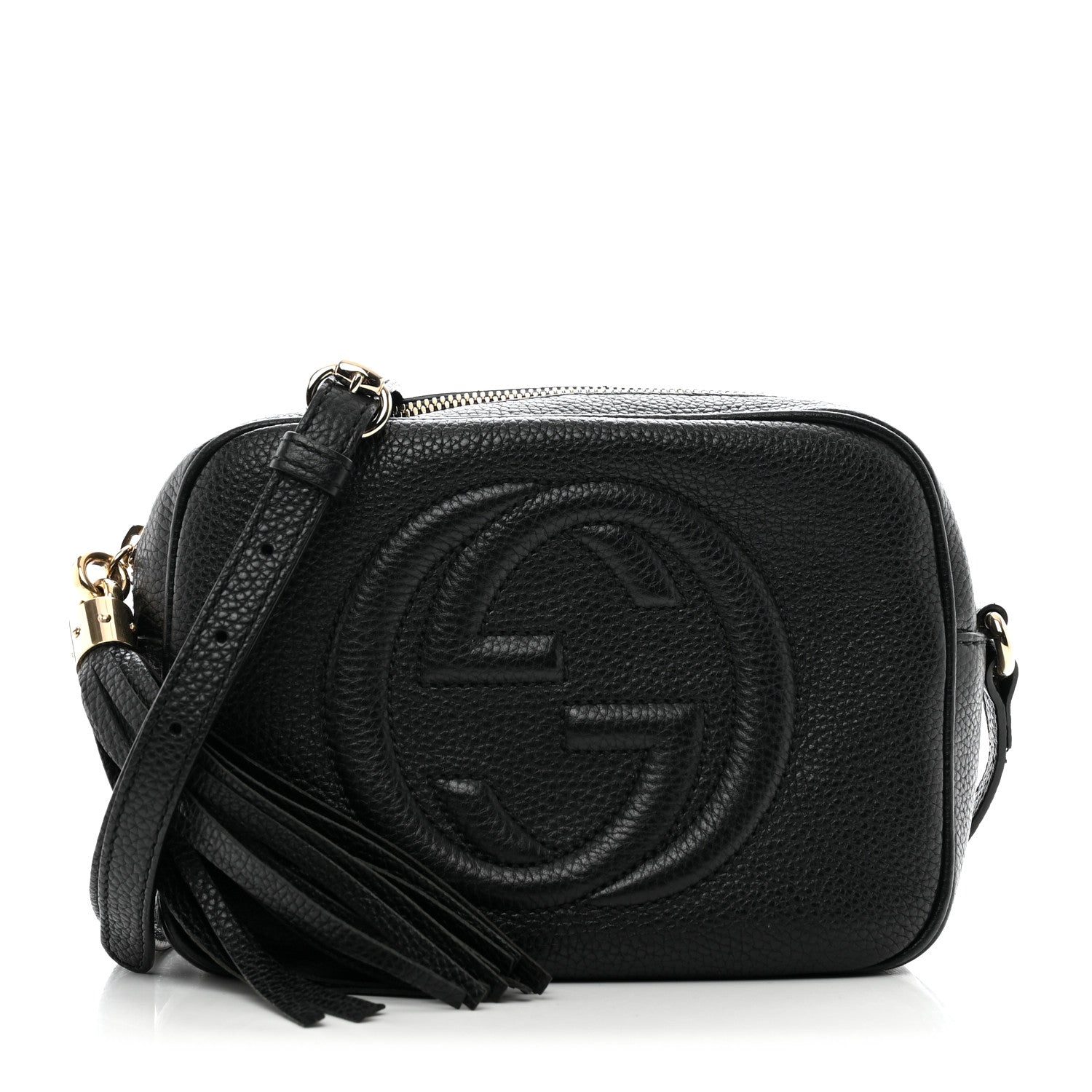 Gucci Pebbled Calfskin Small Soho Disco Bag Black 1 of 12