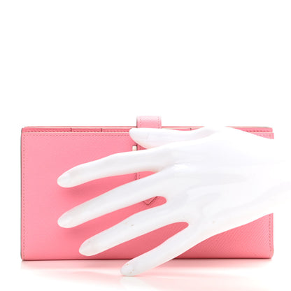 Hermes Epsom Bearn Gusset Wallet Rose Confetti 2 of 8