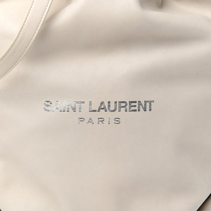 Saint Laurent Lambskin Teddy Drawstring Bag Crema Soft 10 of 10