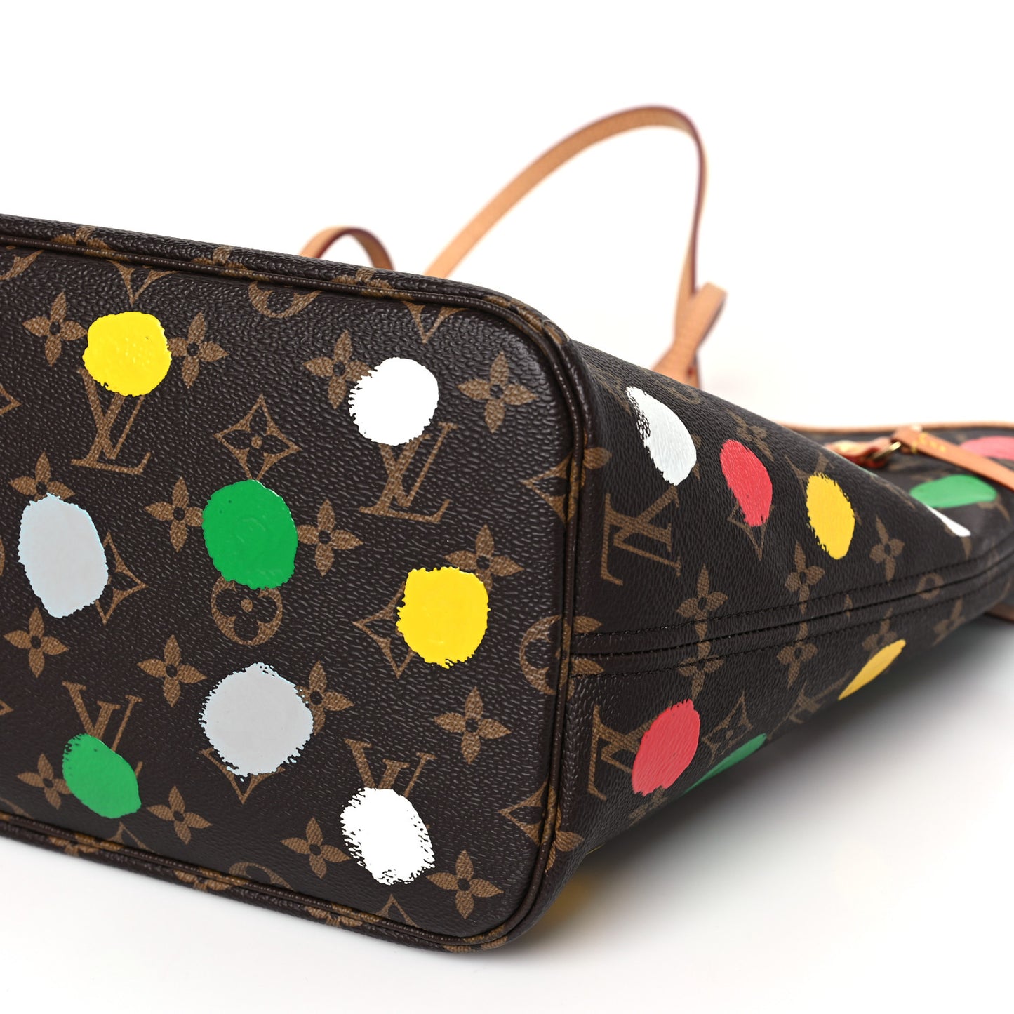 LV X YK Monogram Dots Neverfull MM