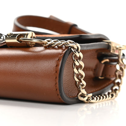 Chloe Suede Calfskin Mini Faye Shoulder Bag Tobacco 8 of 10