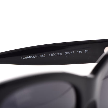 Chanel Polarized Square CC Sunglasses 5380 Black 5 of 9