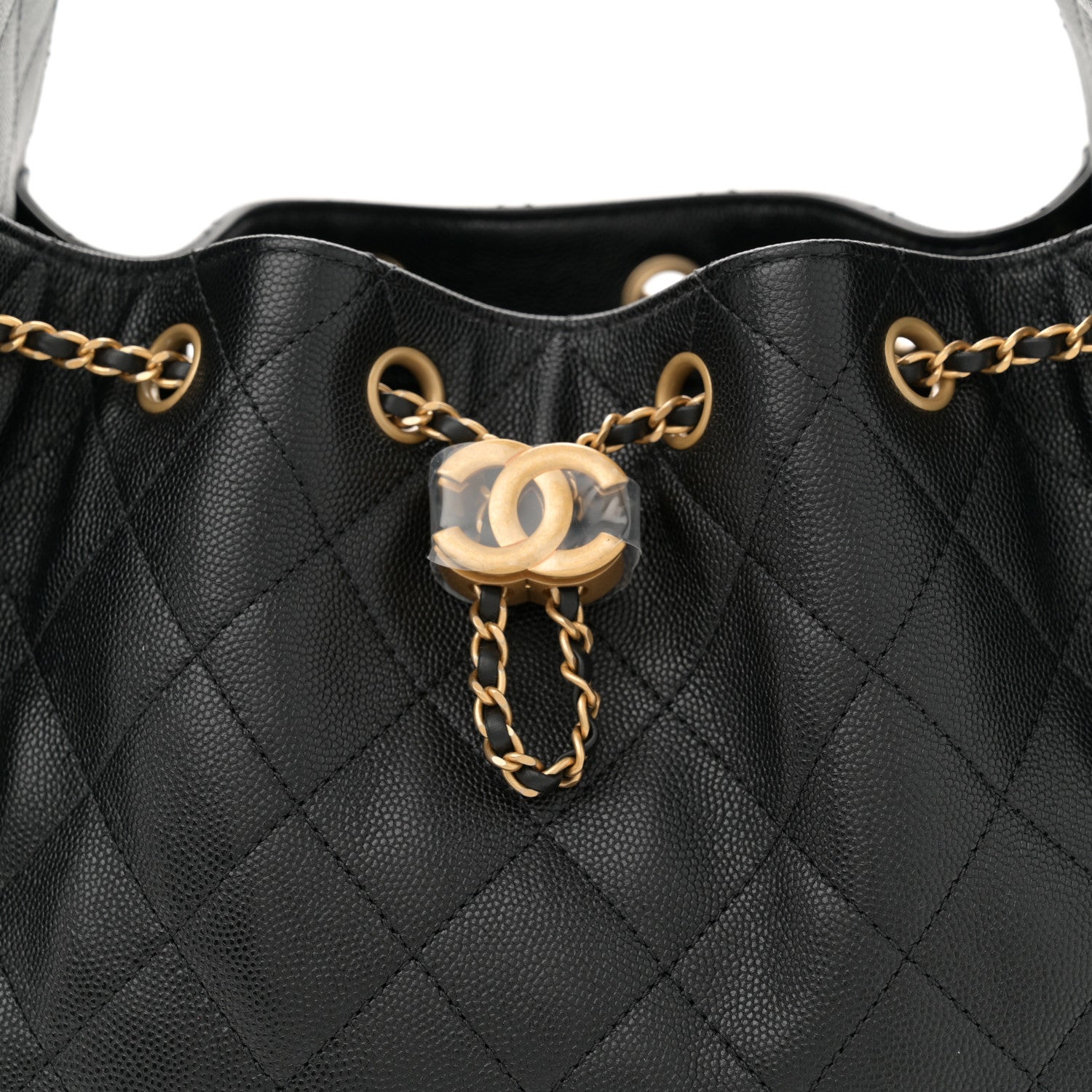 Chanel Caviar Quilted Small Chanel 25 Handbag Black 8 of 10