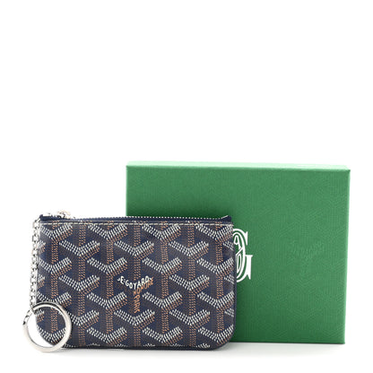 Goyard Goyardine Nano Senat Key Pouch Navy 8 of 8
