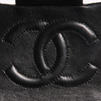Chanel Lambskin Quilted Mini Square Flap Black 7 of 10