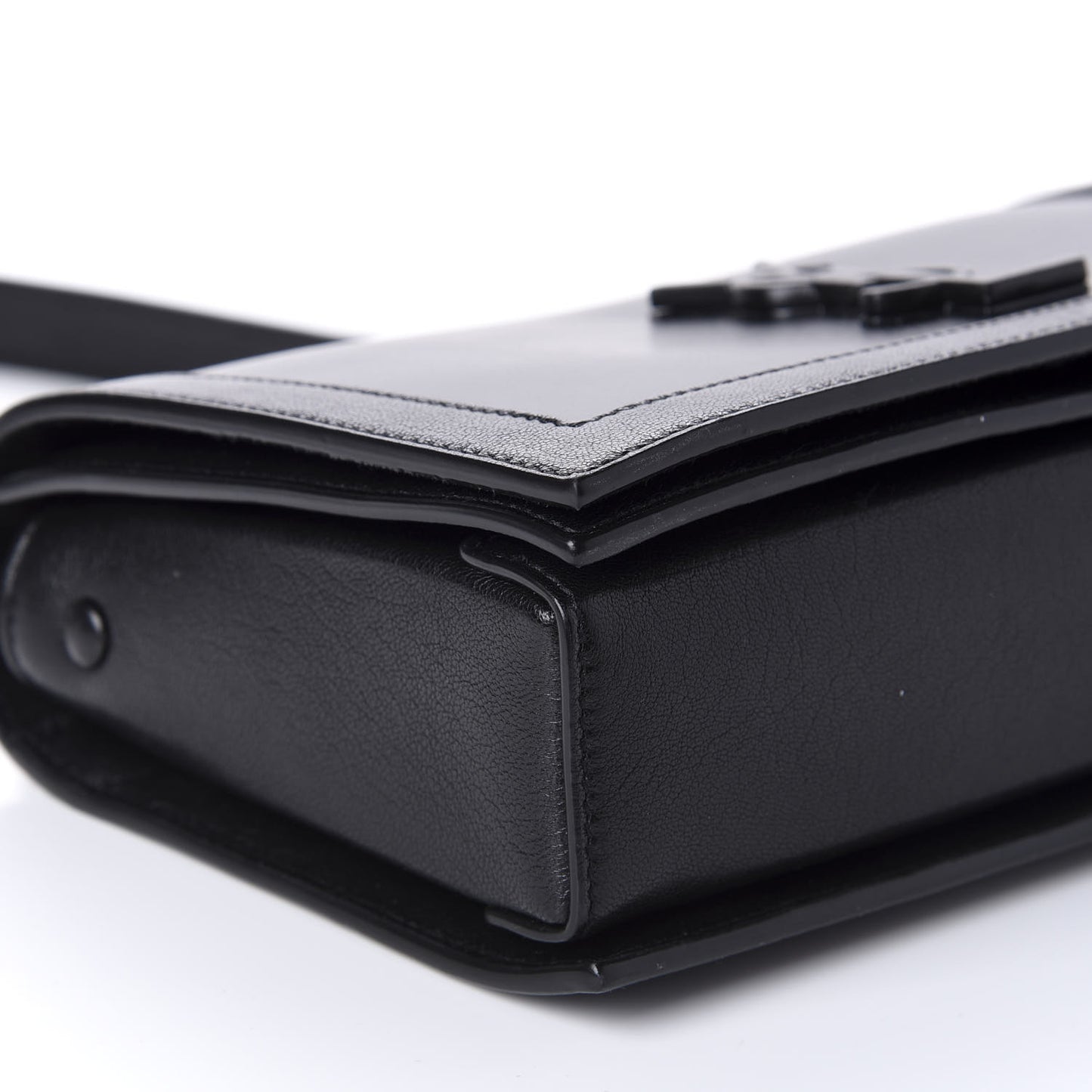 Calfskin Monogram Book Bag Black