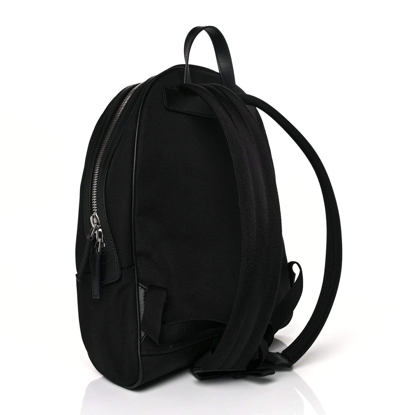 Techno Canvas Web Backpack Black