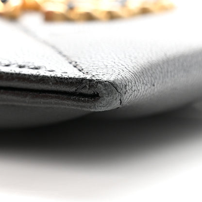 Chanel Lambskin Quilted Chanel 19 Card Holder Black 10 of 15