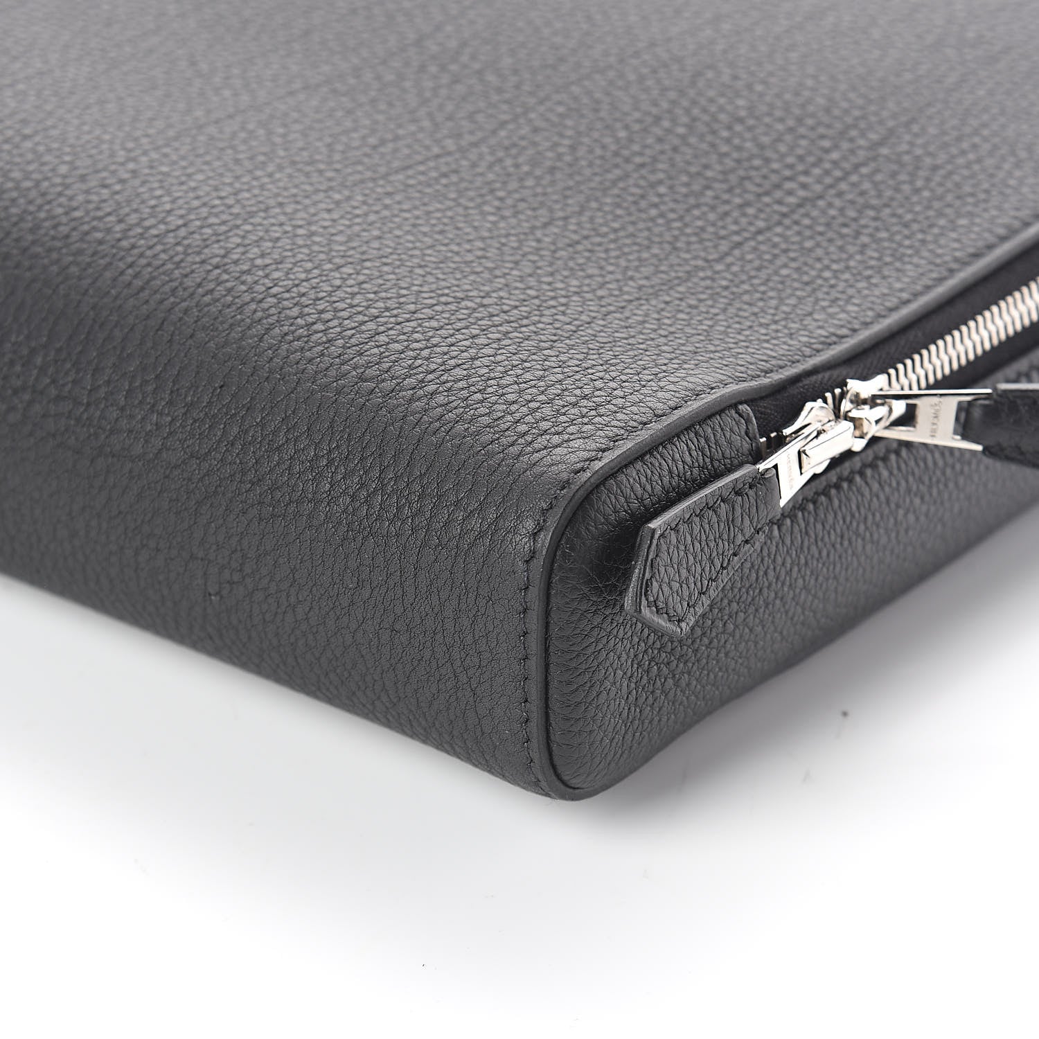 Hermes Togo Victoria Light Briefcase Black 9 of 10