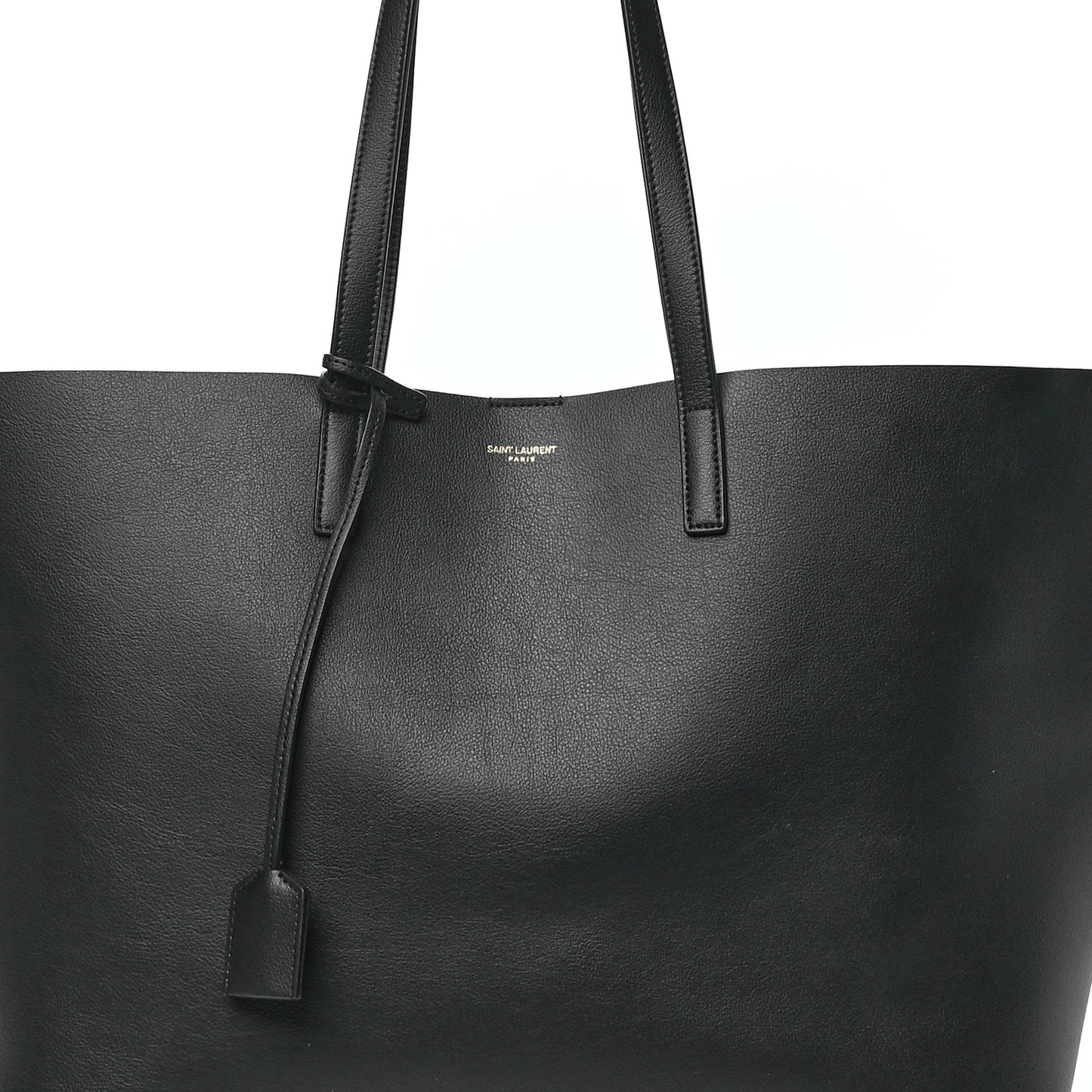 Calfskin Large Shopping Tote Black