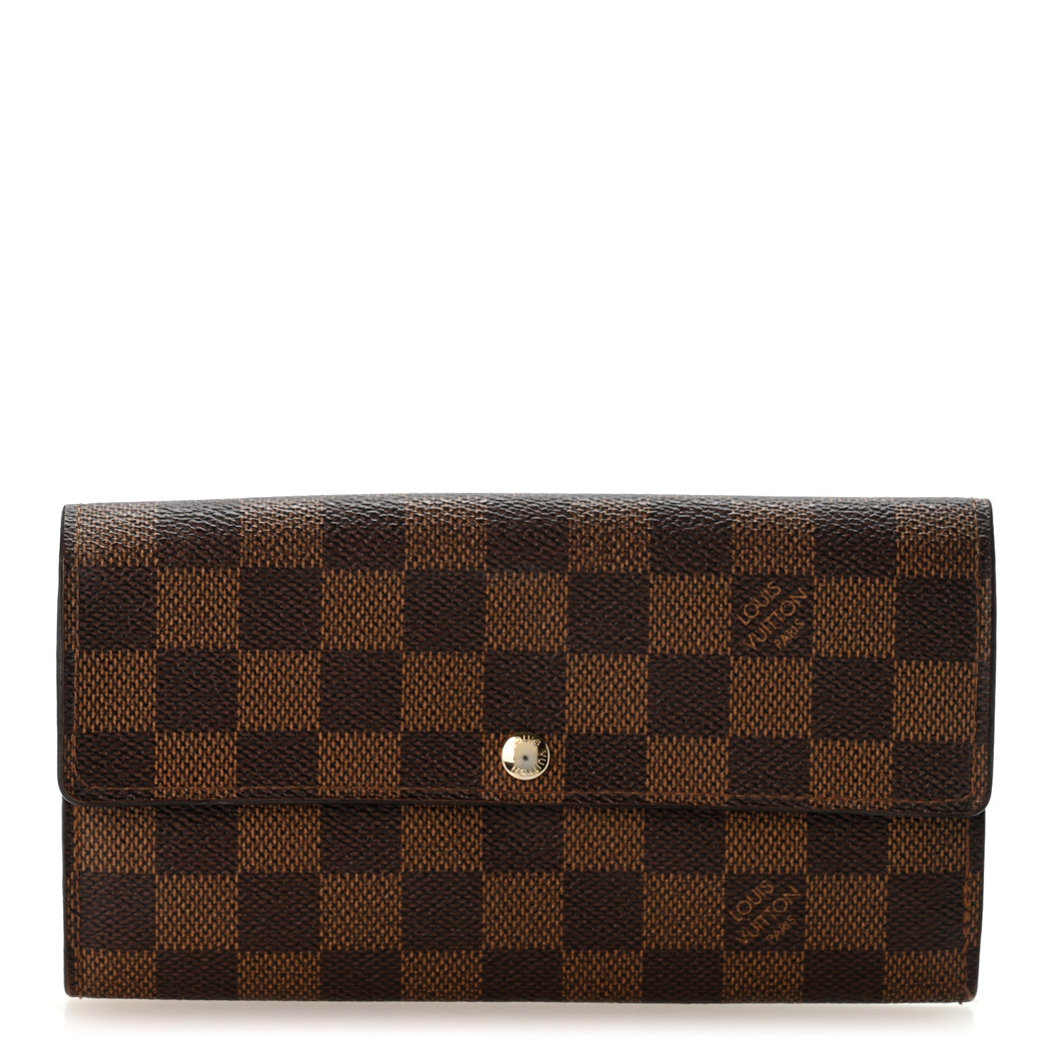 Louis Vuitton Damier Ebene Sarah Wallet 1 of 10