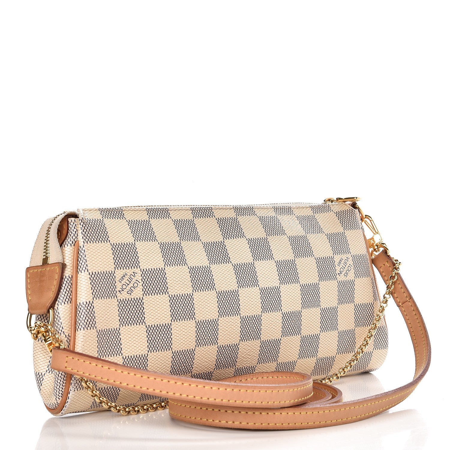 Louis Vuitton Damier Azur Eva Clutch 3 of 9