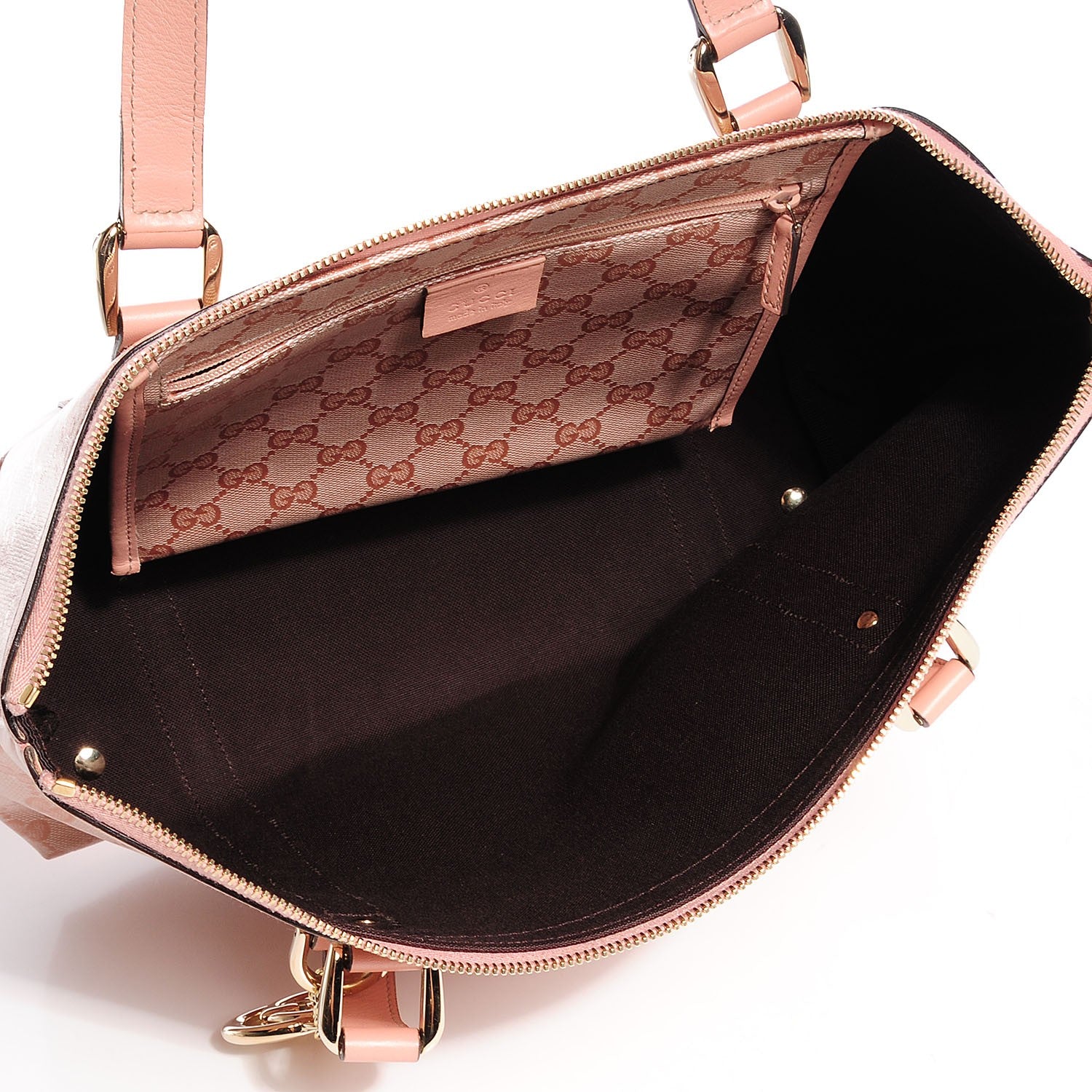 Gucci Crystal Monogram Medium Abbey Tote Blush 5 of 8