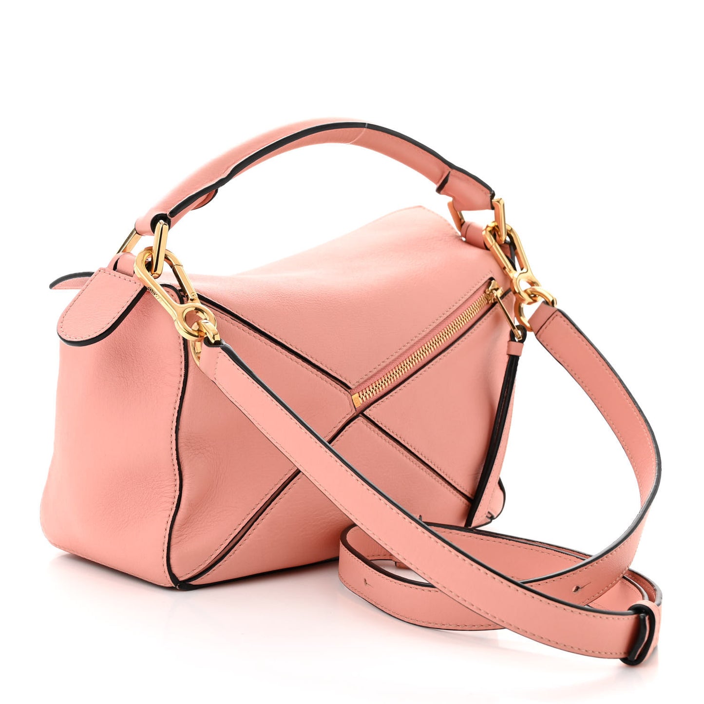 Calfskin Small Puzzle Bag Soft Pink